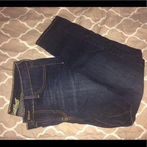 Dark blue sweat heart jean